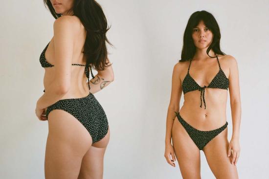  질 로드리게즈 비키니 수영복 Gil Rodriguez Lilah 크링클 비키니 하의