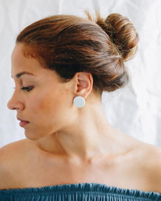  주주메이드 이어링 디스크 귀걸이