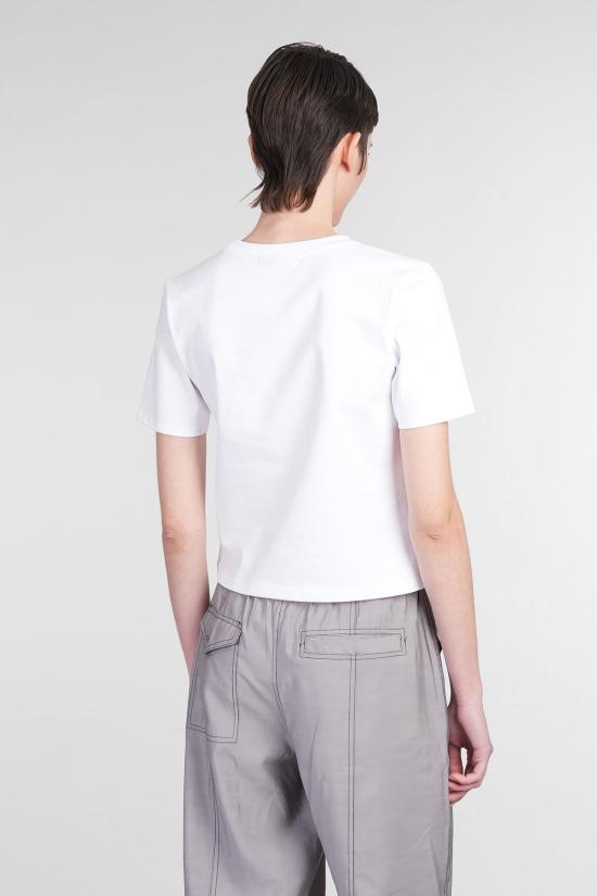  가니 반팔 티셔츠 티셔츠 화이트 - GANNI