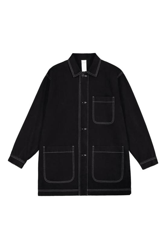  코우토우 자켓 알피 재킷 블랙 데님 - KOWTOW