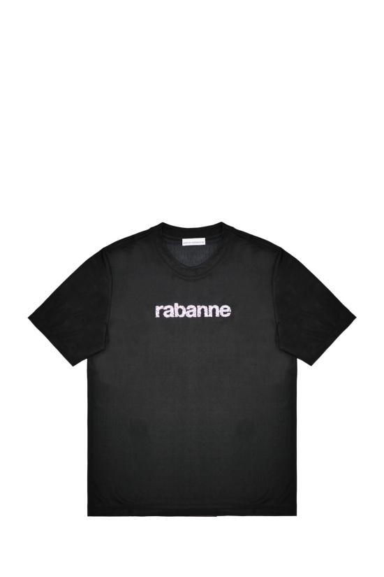  파코라반 반팔 티셔츠 Rabanne Paco Rabanne 티셔츠 블랙