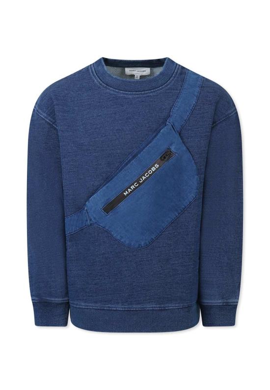  [키즈] 마크제이콥스 풀오버 마크 제이콥스 아동용 로고 스웨트셔츠 블루