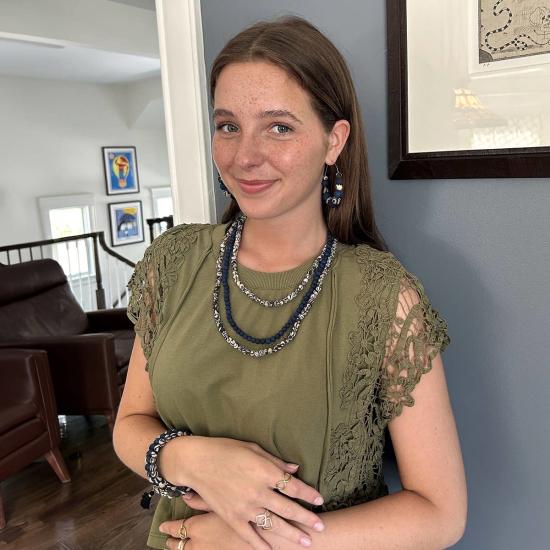  WorldFinds 목걸이/팬던트 월드 파인즈 칸타 인디고 레이어드 네크리스 - OTHER BRANDS