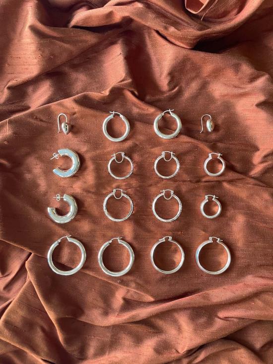  달레이 이어링 달라 그리에가 후프스 - DALRAE