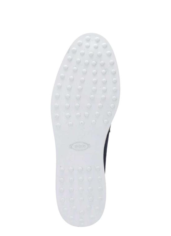  토즈 로퍼 스웨이드 슬립온 라피아 인서트  블루 - TODS