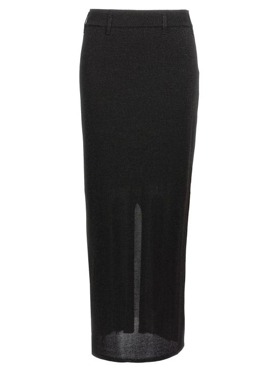  미소니 롱 스커트 미쏘니 바니티 앤 램 스커트 블랙