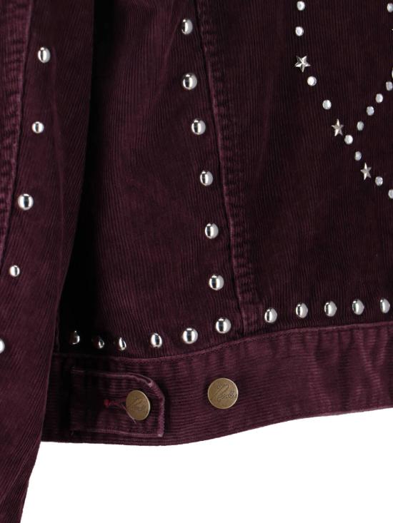  니들스 자켓 니들 스터드 코듀로이 재킷 (보라색) - NEEDLES