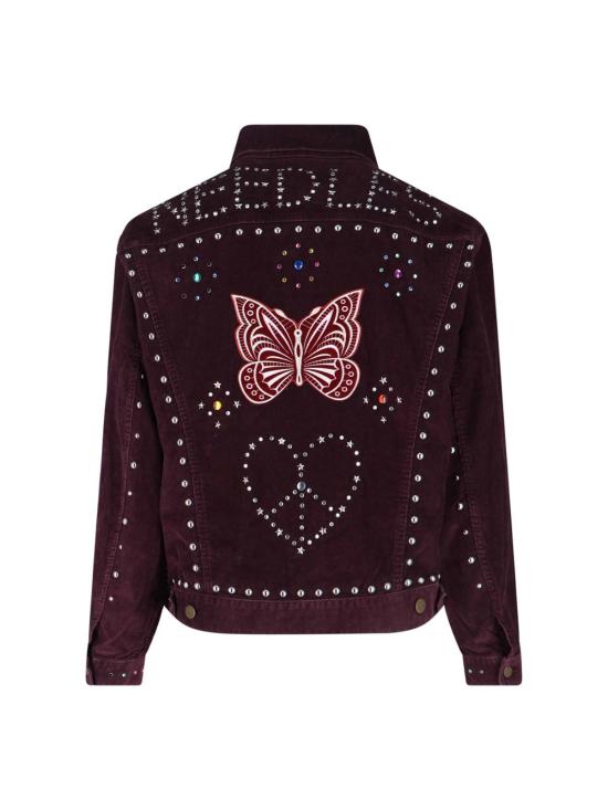  니들스 자켓 니들 스터드 코듀로이 재킷 (보라색) - NEEDLES