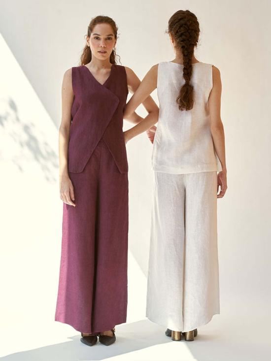  이키비 베스트 저스트 인 타임 코디 세트 화이트 - IKKIVI