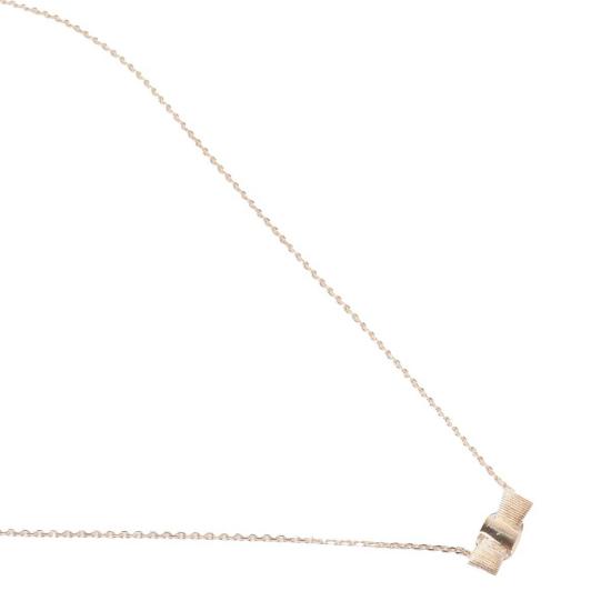  살바토레 페라가모 목걸이/팬던트 페라가모 간치니 보우 네크리스 골든 - SALVATORE FERRAGAMO