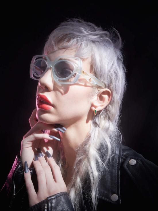  바다 안경 아이즈 푸투로 시로  블루 - VADA