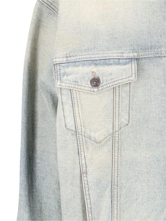  발렌시아가 데님 자켓 오버사이즈 재킷 라이트 블루 - BALENCIAGA