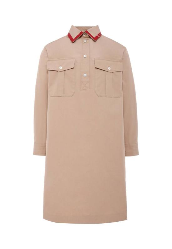  [키즈] 구찌 원피스 아동용  로고 드레스 베이지색