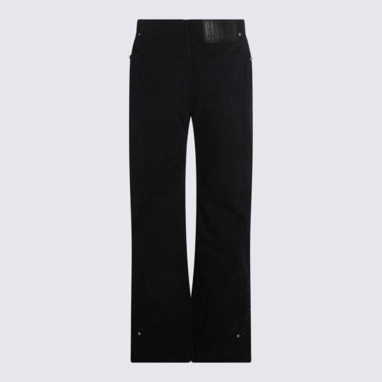  장 폴 고티에 데님 팬츠 다크 블루 코튼 진 - JEAN PAUL GAULTIER