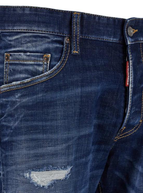  디스퀘어드2 데님 팬츠 Dsquared2 스케이터 진 블루 - DSQUARED2