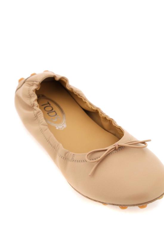  토즈 플랫 슈즈 고미니 76k 발레리나 핑크 - TODS