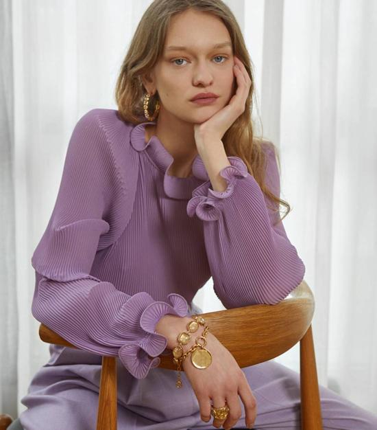  Goossens 바디 주얼리 구센스 카보숑 락 크리스탈 팔찌 천연 - OTHER BRANDS