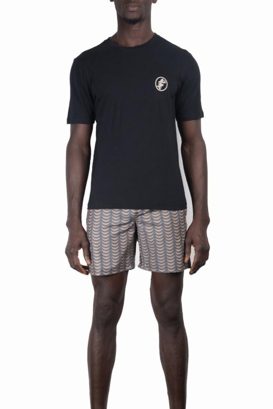  Mami Wata 반팔 티셔츠 마미 와타 로즈 티셔츠 블랙