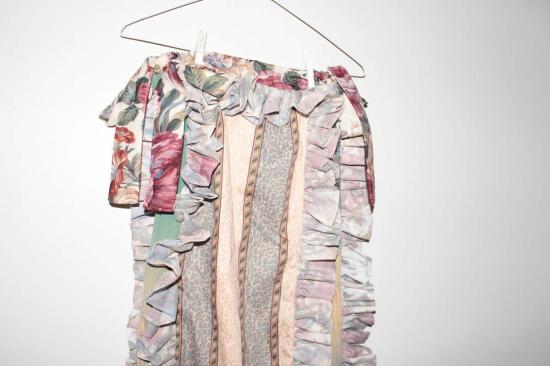  주주 미디 스커트 Giu Giu Nonna의 쿠션 스커트 - GIU GIU