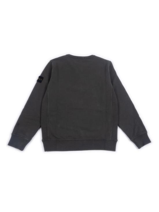  [키즈] 스톤 아일랜드 풀오버 키즈  스웨트셔츠 그레이 - STONE ISLAND