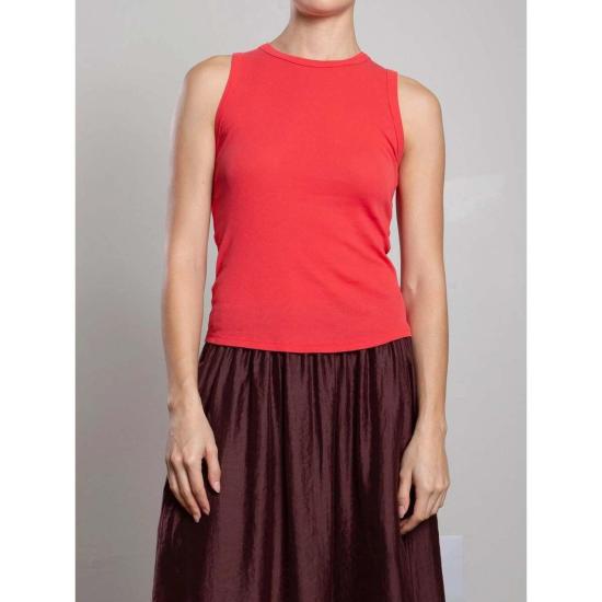  파라오 민소매 티셔츠 아테나 탱크 라이트웨이트 립 탱크 포피