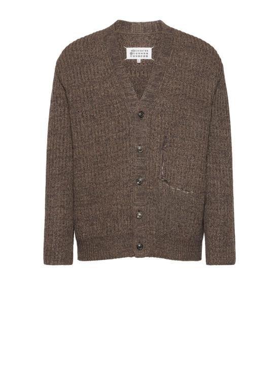  마르지엘라 가디건 메종  브라운 스웨터