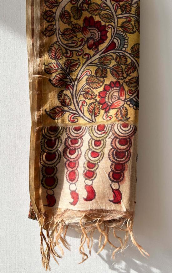  투 머플러/스카프 천연 염색 스카프 차 2종 - TWO