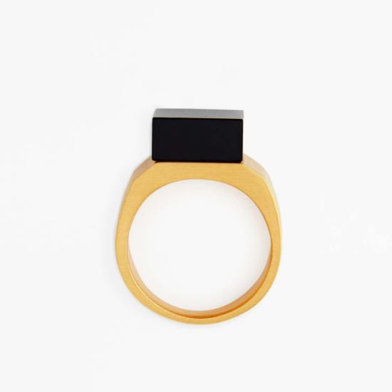  밍유왕 반지 밍위 왕 픽셀 링 오닉스 - MING YU WANG