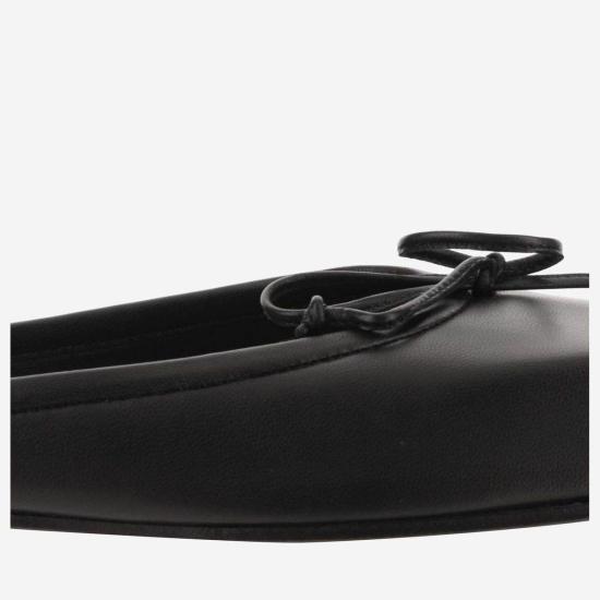  자크뮈스 플랫 슈즈 레 뮬 플라테 발레 플랫 블랙 - JACQUEMUS