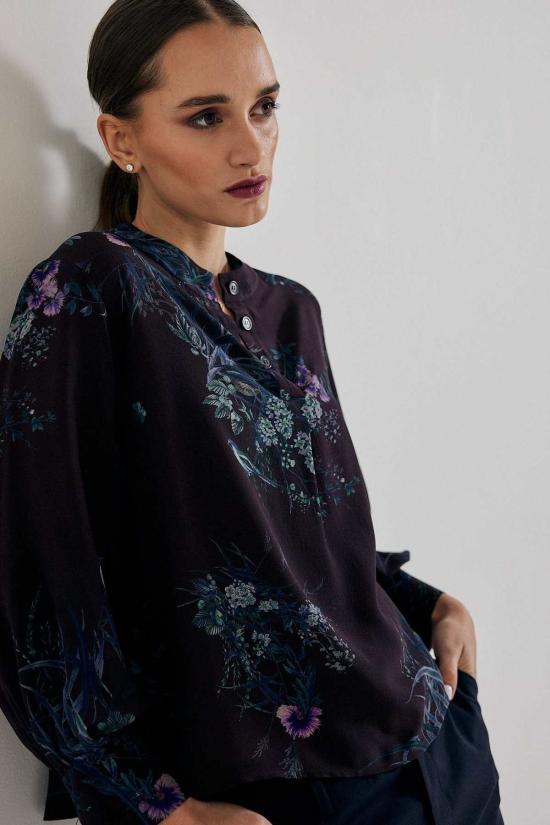  린제이 니콜라스 뉴욕 블라우스 린지 니콜라스 뉴욕 시인  플럼 버드 플뢰르 - LINDSAY NICHOLAS NEW YORK