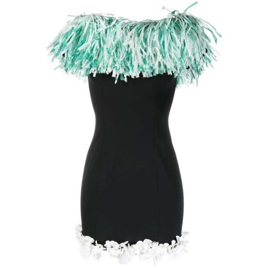  푸찌 숏 원피스 푸치 드레스 블랙/그린