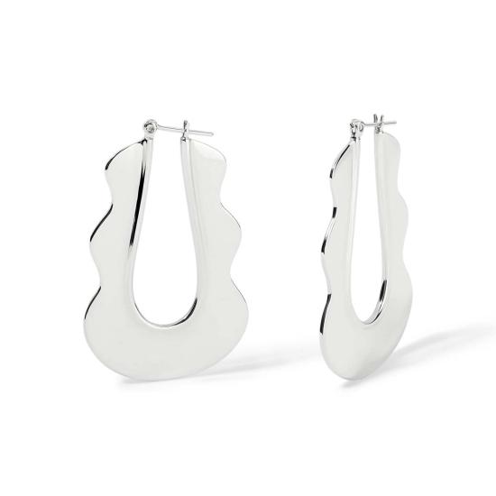  케이시 페레즈 이어링 미라지 후프  실버