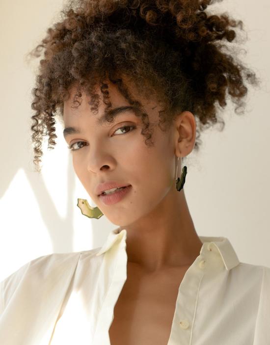  클레드 이어링 폴라 아치 후프 - CLED