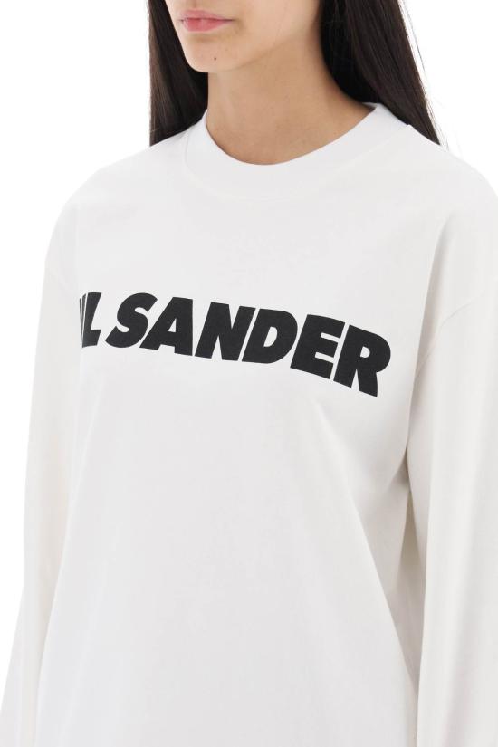  질샌더 반팔 티셔츠 질 샌더 로고 티셔츠 - JIL SANDER