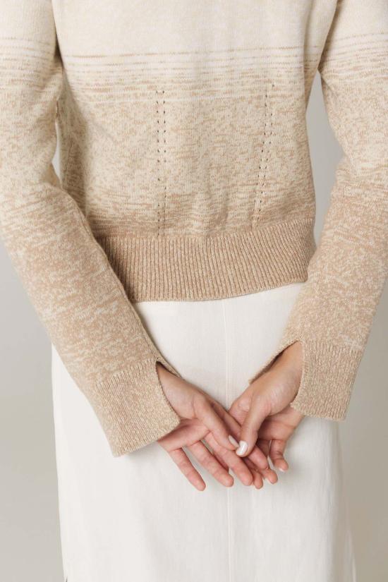  Santicler 가디건 Una Ombre 카디건 샌드 콤보 - OTHER BRANDS