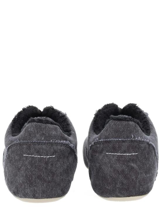  MM6 메종마르지엘라 스니커즈 Mm6 메종 마르지엘라 해부학적 캔버스  차콜 - MM6 MAISON MARGIELA