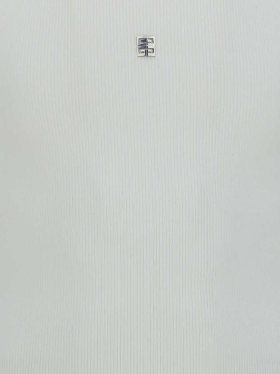  지방시 민소매 티셔츠 골지 탱크탑 화이트 - GIVENCHY