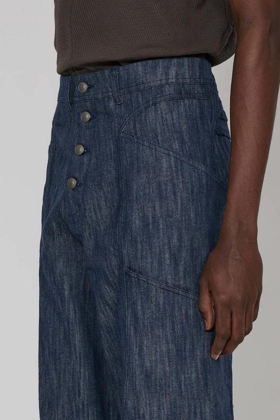  장 뤽 앰브리지 라벨 스트레이트 팬츠 J.L A.L Rhodus 맨틀 팬츠 Rhodus - J.L-A.L