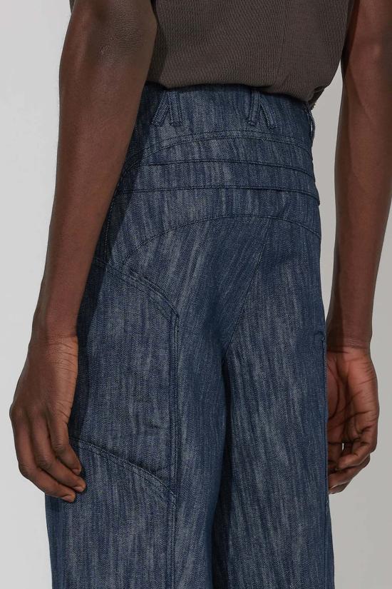  장 뤽 앰브리지 라벨 스트레이트 팬츠 J.L A.L Rhodus 맨틀 팬츠 Rhodus - J.L-A.L