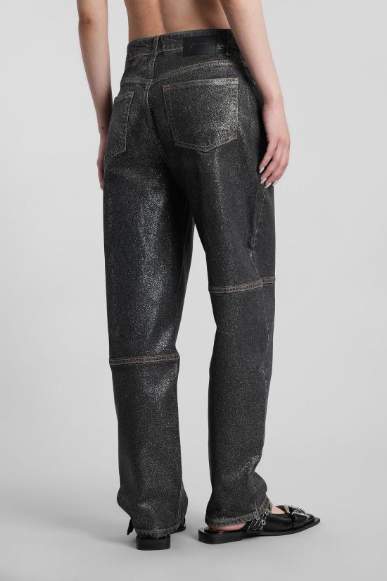  가니 데님 팬츠 진 블랙 - GANNI