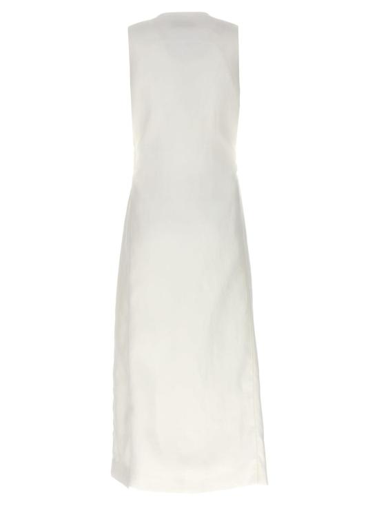  막스마라 베스트 아우레오 맥시 웨이스트코트 화이트 - MAX MARA