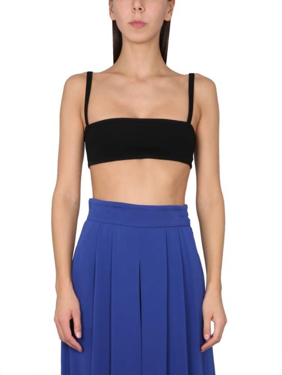  막스마라 블라우스 비스코스 스텔비오 탑 블랙