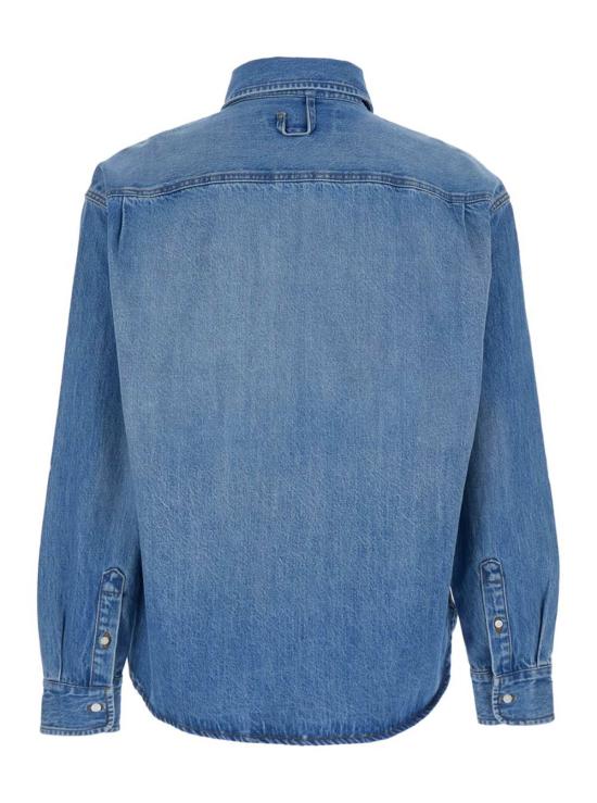  자크뮈스 탑 Jacquemus La Chemise De Nimes Simon 셔츠 블루 - JACQUEMUS