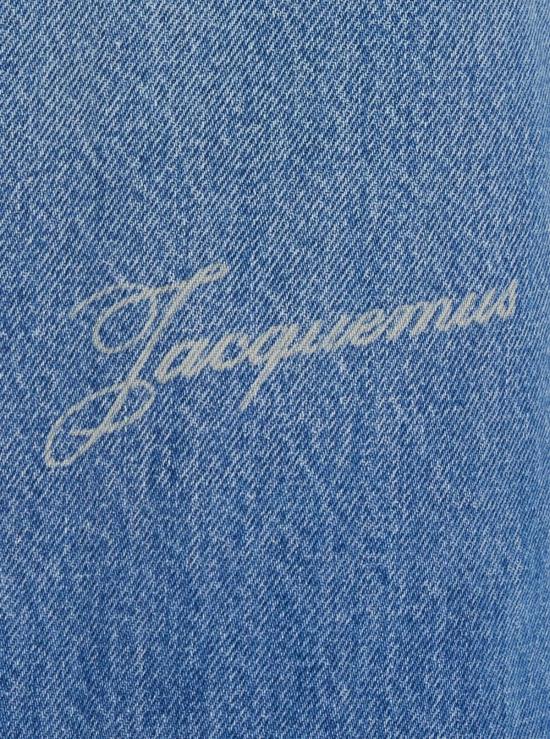  자크뮈스 탑 Jacquemus La Chemise De Nimes Simon 셔츠 블루 - JACQUEMUS