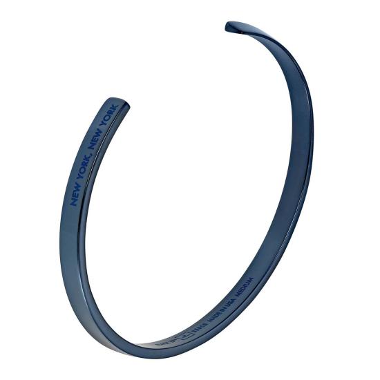  핸섬 브레이슬릿 핸드즘 뉴욕 커프 미드나잇 블루 티타늄 - HNDSM