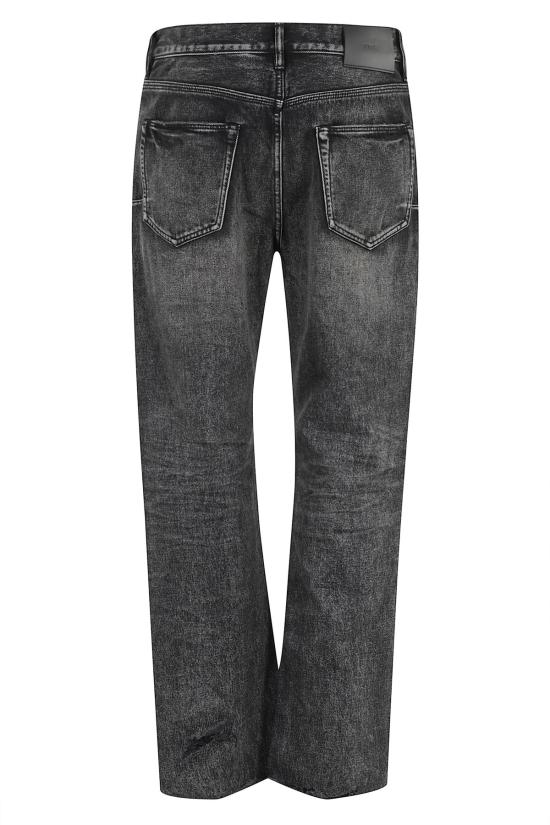  퍼플 브랜드 데님 팬츠 퍼플 리페어 블로우아웃 진 블랙 - PURPLE BRAND