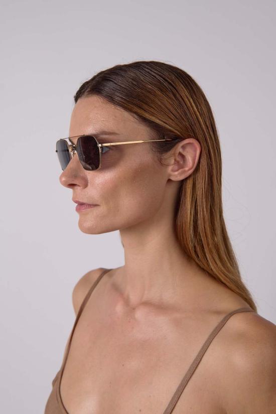  Crap Eyewear 안경 크랩 아이웨어 재즈 사파리 선글라스 브러시드 골드 - OTHER BRANDS