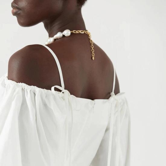  레지나표 블라우스 레지나 표 베이  오프화이트 - REJINA PYO