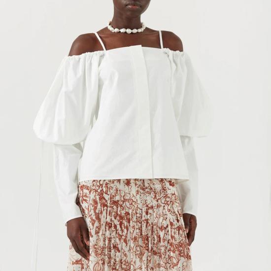  레지나표 블라우스 레지나 표 베이  오프화이트 - REJINA PYO