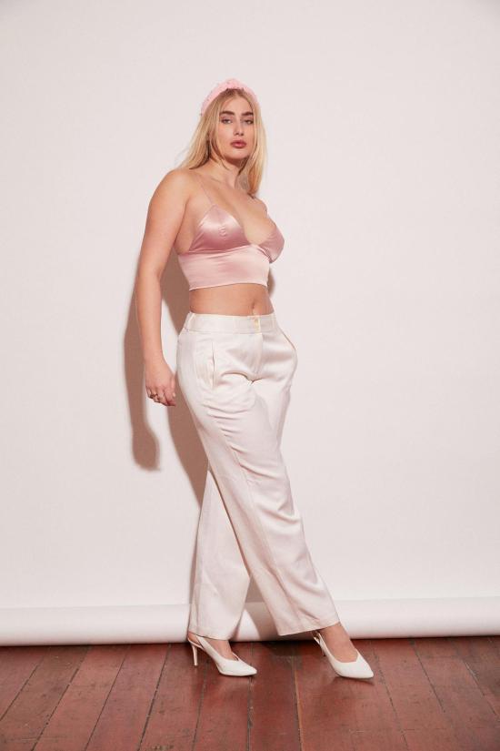  베버리힐즈 란제리 민소매 티셔츠 베벌리 힐스 란제리 막심 탑 - BEVERLY HILLS LINGERIE